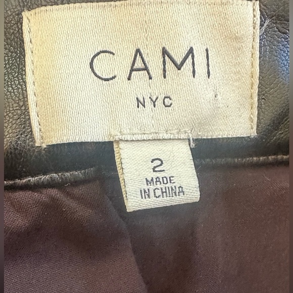 Cami NYC Black “Macy” Quilted Faux Leather Mini Skirt Size 2 New Without Tags! - Picture 10 of 10